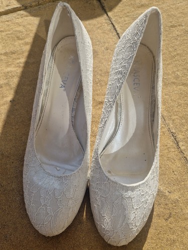 Women ivory lace wedding - lace,