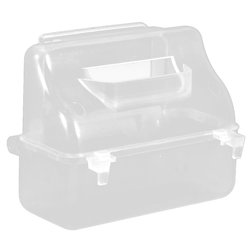 Bird feeder transparent quail - ,
