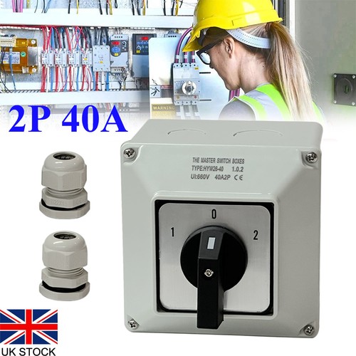 40amp pole ip65 - 40amp, enclosed