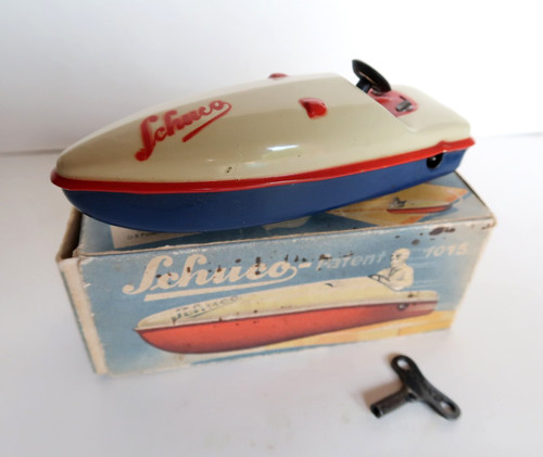 Schuco 1015 mechanical - , canoe