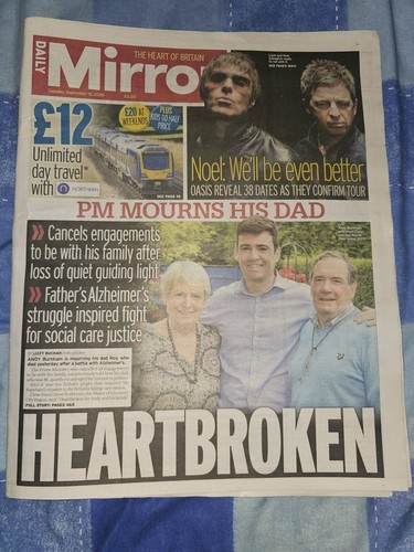 The daily mirror newspaper - the, uk