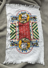 Vintage snowman tea towel - snowman,