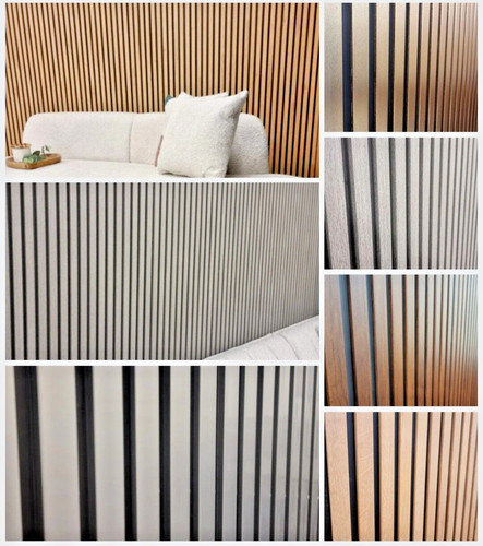 Acoustic slat wall - x, panel