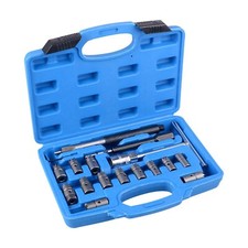 17pc Diesel Injector Seats Cutter Set Universal Tool Kit Set for BMW Ford