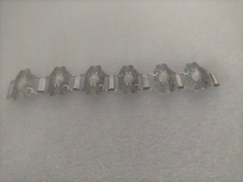 Vintage indian silver bracelet - vintage,