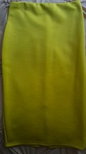 Yellow/Lemon Scuba Body con Wiggle pencil Skirt 12 ASOS