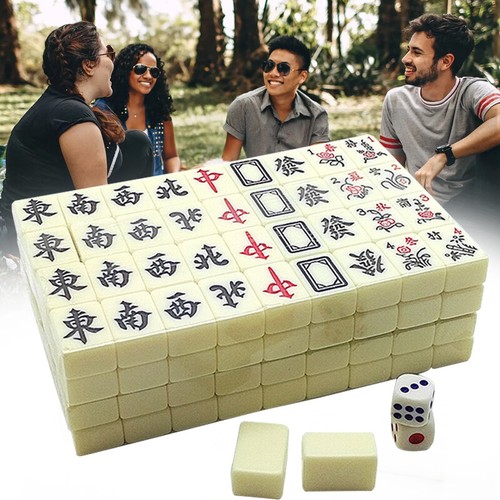 Vintage chinese mahjong - vintage, set