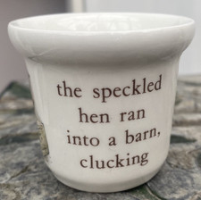 Wedgwood of Etruria and Barlaston 2" Egg Cup Kitten & Hen 2"