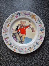 Wedgewood Rupert bear plate .