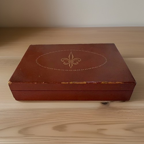Brown faux leather - brown,