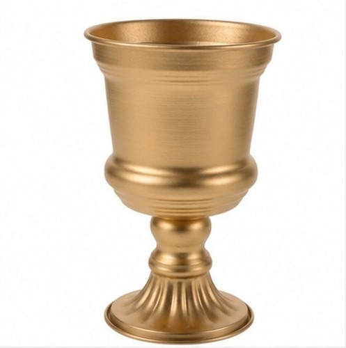 Metal flower pot - metal,