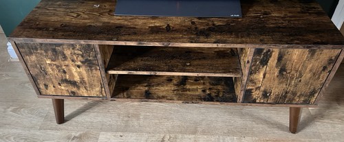 Rustic wooden stand - rustic, solid