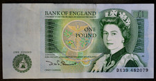 BANK OF ENGLAND 1981-84 SOMERSET £1 POUND  BANKNOTE.                  5x