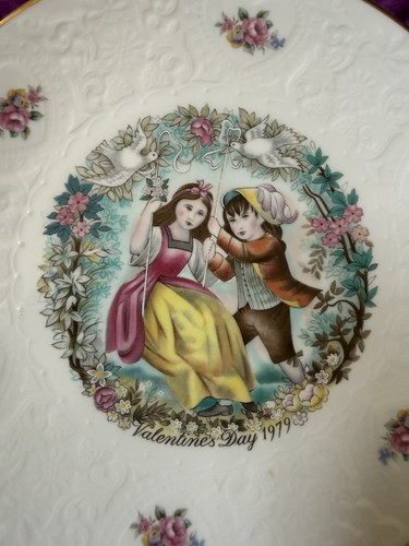 1979 valentine day plate - valentine’s,