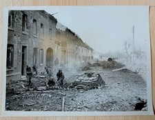 US USA ARMY MORTAR SHELL TANK HOVEN GERMANY 1944 WW2 ORIGINAL PRESS PHOTO 8X6"
