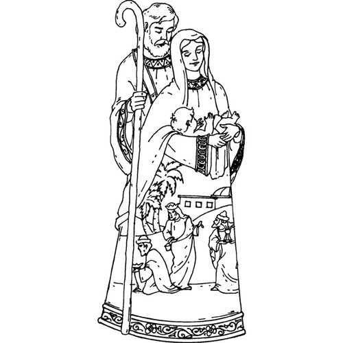 Nativity scene unmounted - 'nativity, scene'