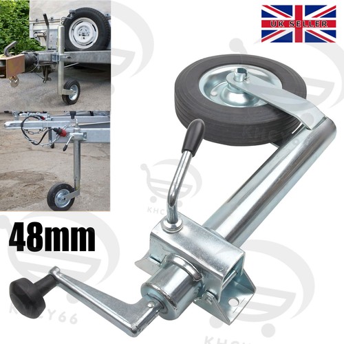 Jockey wheel with - with, clamp