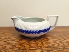 c1830 MINTON Relief Moulded Jug No202 Band of Blue Rings