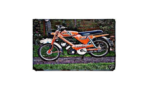 Batavus hs50 motorbike sign - motorbike,