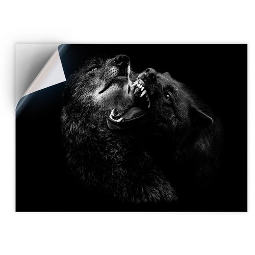 Vinyl sticker fierce black - 1x,