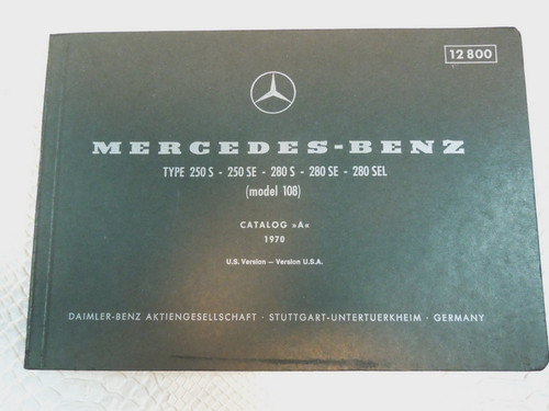 1970 mercedes benz 250 - s,