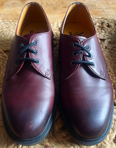 Martens burgundy leather - dr.,