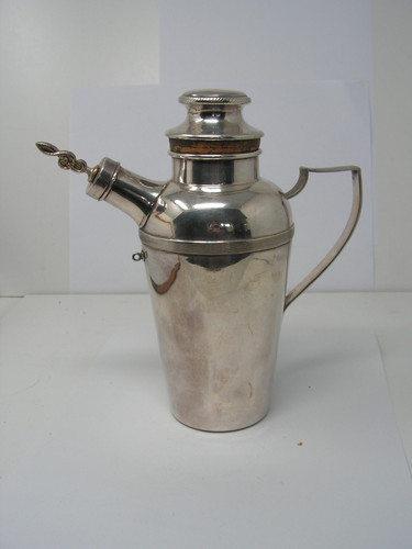 Art deco silver plated fire - silver,