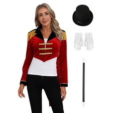Women Velvet Tailcoat Jacket