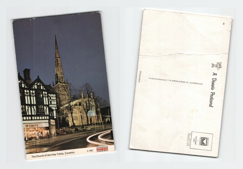 Vintage postcard coventry - postcard,