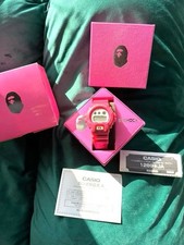 Casio G Shock DW6900 BAPE Pink