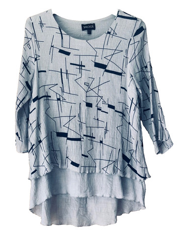 Saloos layered tunic - layered, top