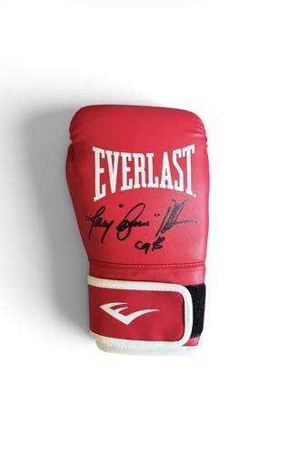 Boxing glove signed former - by,