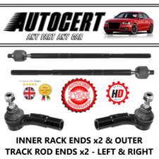 SEAT IBIZA 08-16  FRONT TRACK ROD ENDS x2 & INNER RACK ENDS x2 - LEFT & RIGHT