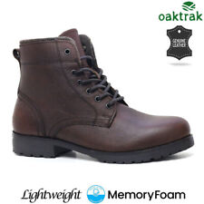 Mens Leather Army Military