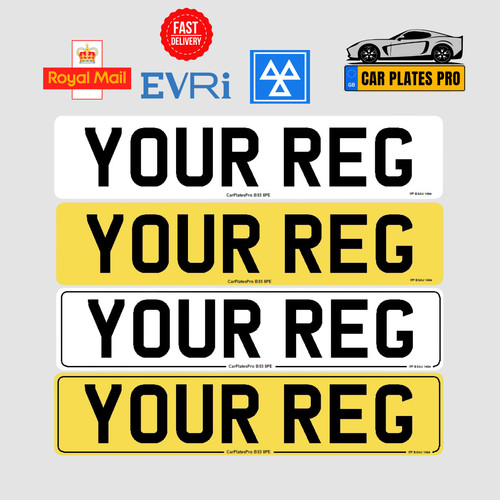 Premium number plates 4d 3mm - 4d,