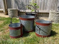 Set or 1 Galvanised Zinc