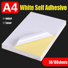A4 White Self Adhesive Sticker