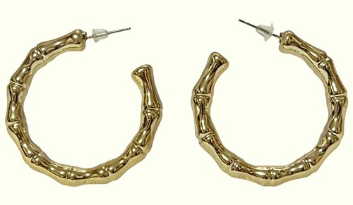 Hoop earrings gold - gold, silver