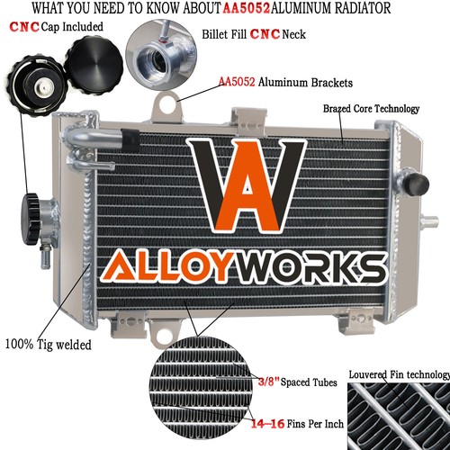 Upgraded radiator aluminium - upgraded,