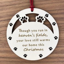Memorial Christmas Bauble For