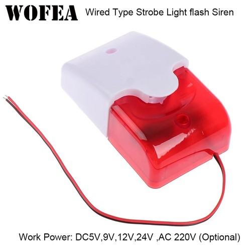 Wired strobe siren - strobe,
