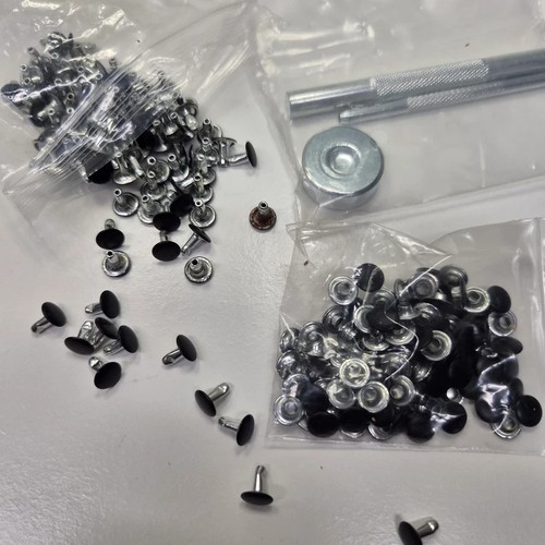 70x leather rivets - 70x, matte