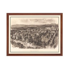 Old Map of Yale University, CT