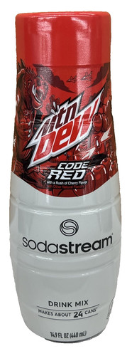 Sodastream mtn dew code - mtn, red
