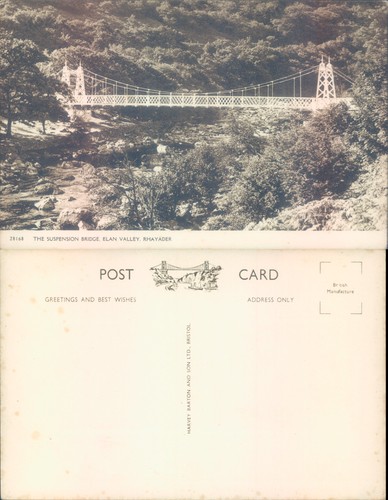 Suspension bridge elan - suspension, valley