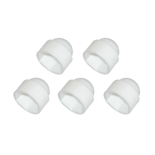 Cover caps dome hex white - dome,
