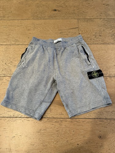 Stone island grey sweat shorts - island,