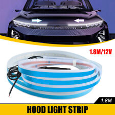 1.8m White Start Scan Dynamic LED Hood Light Strip Flexible Daytime Running Lamp