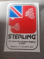 Vintage Spanish Poster Advertising And English Language Centre In Olot.