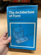 *RARE* 1976 THE ARCHITECTURE OF FORM 1ST EDITION ILLUSTRATED HARDBACK BOOK (P5)